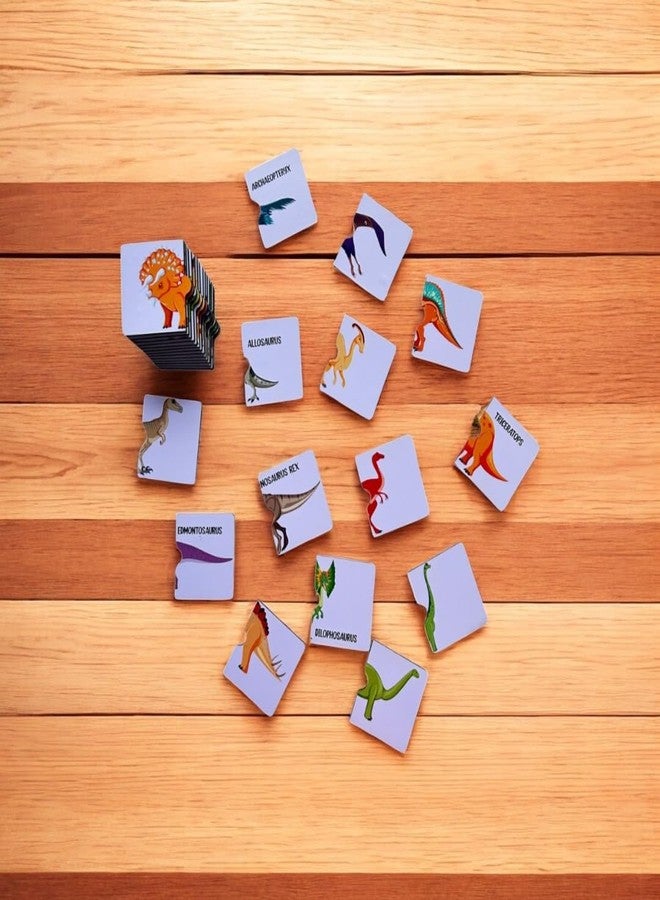 Kiddiwinks Winkslab:Two-Piece Dinosaurs Puzzle Dinosaur Matching Puzzle for Kids - Fun & Educational Prehistoric Learning Game - Image 4